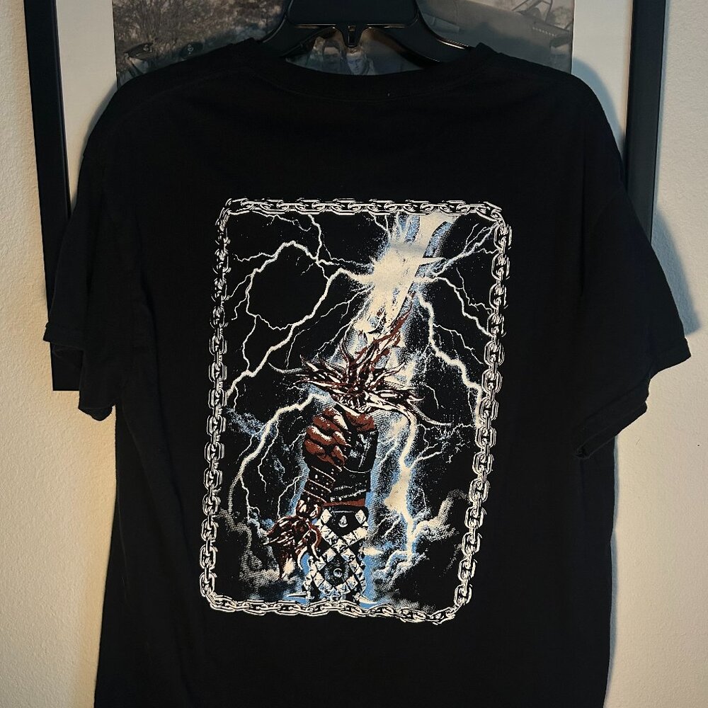 By Tha Sword (local band tee)